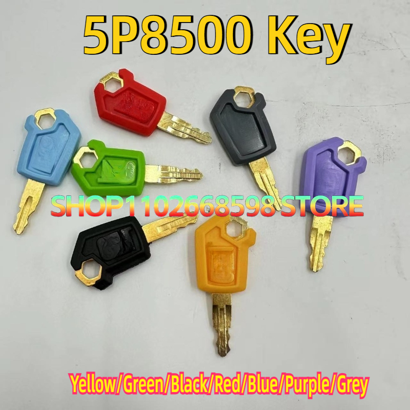 Heavy Equipment Yellow - กุญแจ 50 ชิ้น รุ่น 5P8500 สีเหลือง/เขียว/ดำ/แดง/น้ำเงิน/ม่วง/เทา