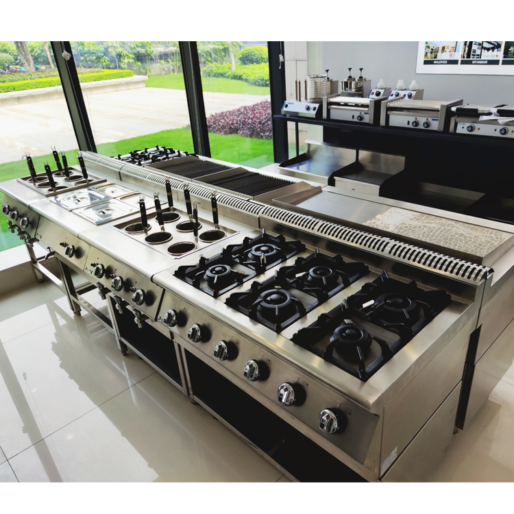 Heavy Equipment In Kitchen - อุปกรณ์ครัวเชิงพาณิชย์แบบโมดูลาร์สำหรับงานหนัก ผลิตจากสแตนเลส ปรับแต่งได้สำหรับร้านอาหาร