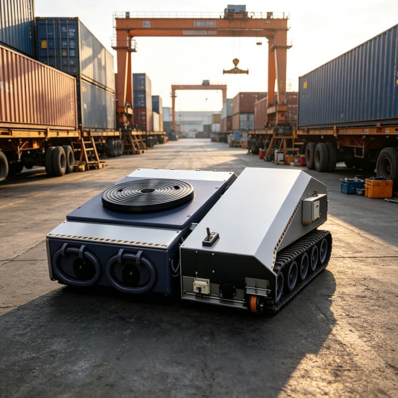Heavy Equipment Yard - รถเข็นไฟฟ้าสำหรับงานนอกสถานที่ รับน้ำหนัก 30 ตัน ควบคุมด้วยรีโมท สำหรับขนย้ายอุปกรณ์หนักในลานกรวดและโรงงาน