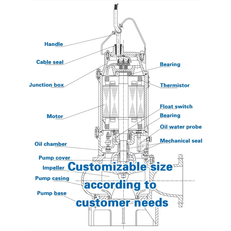 ปั๊มจุ่มใต้น้ำแบบไฮดรอลิกไฟฟ้า - Submersible Pump Sewage บทวิจารณ์และราคา