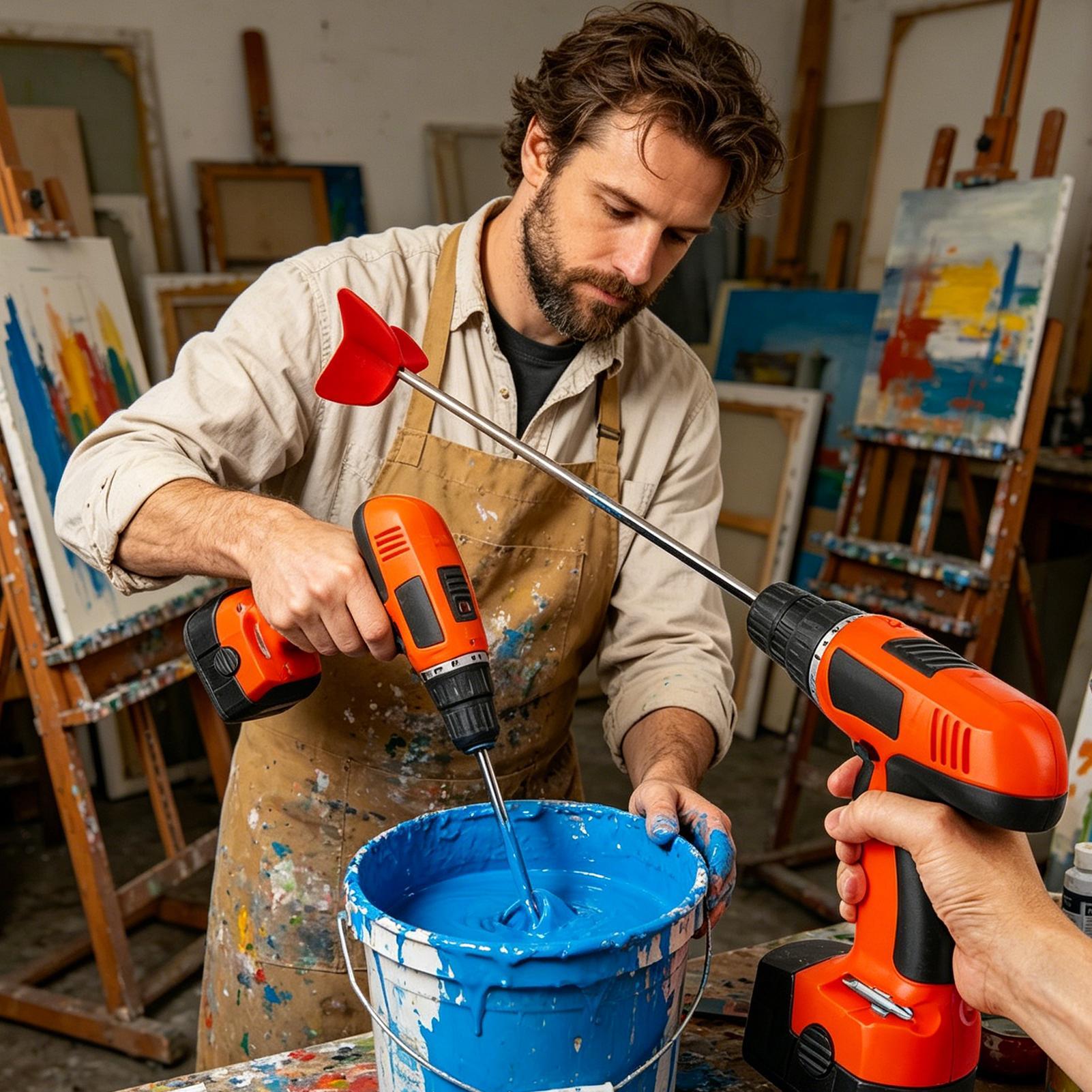 เครื่องกวนสีสำหรับสว่าน แบบพกพ - Heavy Equipment Paint บทวิจารณ์และราคา