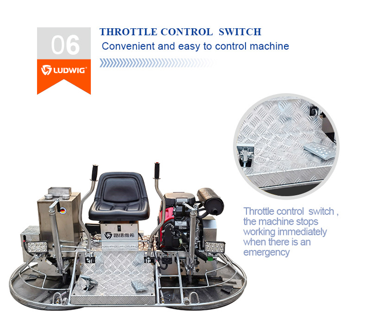 เครื่องขัดคอนกรีตแบบนั่งขับ รุ - Power Trowel Concrete บทวิจารณ์และราคา