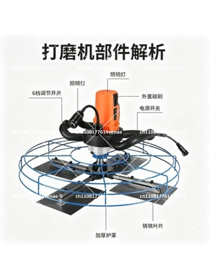 เครื่องขัดพื้นคอนกรีตแบบใช้มือ - Power Trowel Concrete บทวิจารณ์และราคา
