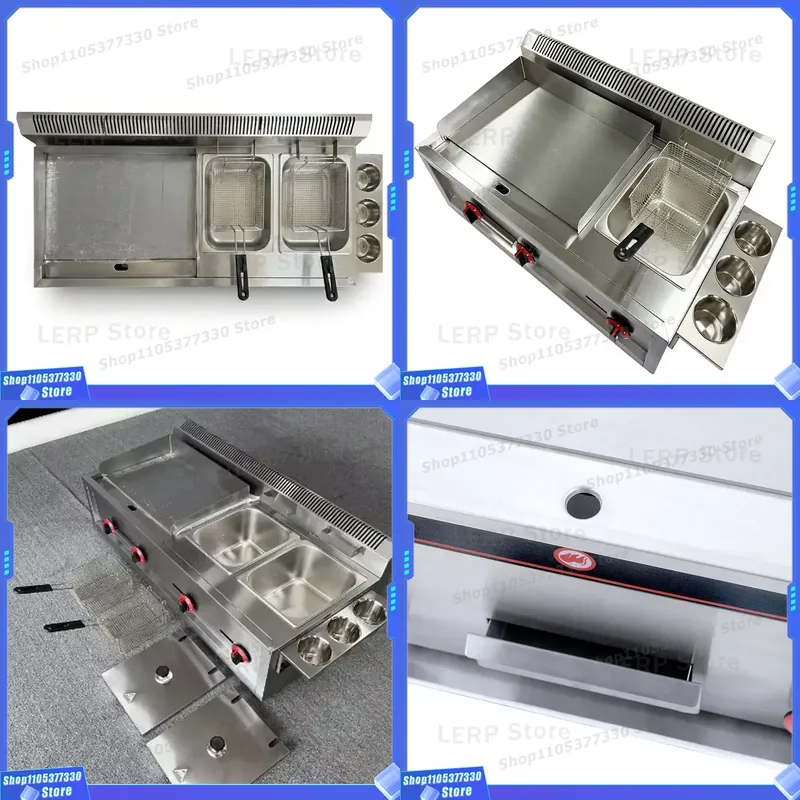 กระทะทอดแก๊สสแตนเลสเชิงพาณิชย์ - Heavy Equipment In Kitchen บทวิจารณ์และราคา