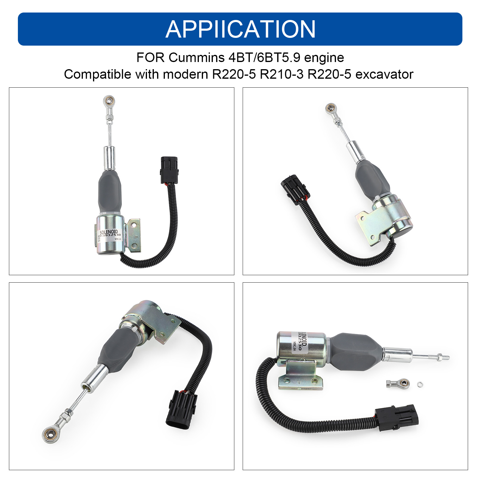 3932530 24V ดีเซลเครื่องยนต์ปิ - Heavy Equipment Excavator บทวิจารณ์และราคา