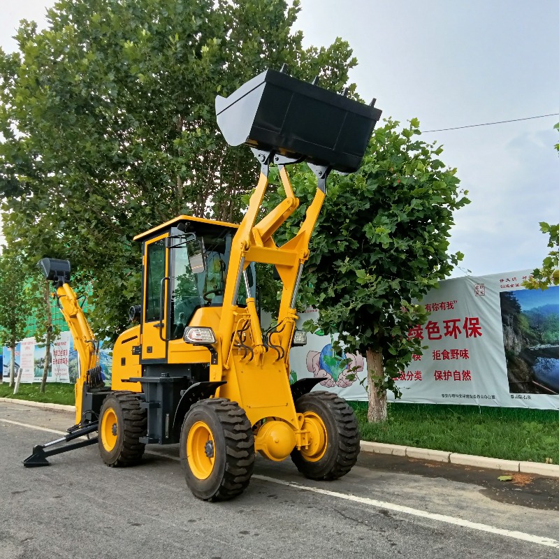 รถตักล้อยางสี่ล้อรุ่นใหม่ล่าสุ - Heavy Equipment Excavator บทวิจารณ์และราคา