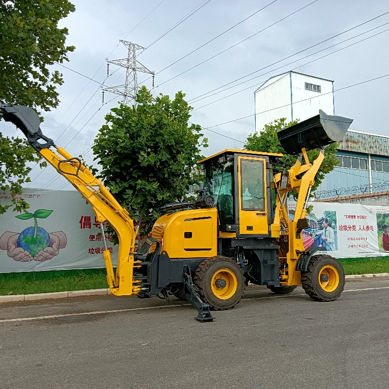 รถตักล้อยางสี่ล้อรุ่นใหม่ล่าสุ - Heavy Equipment Excavator บทวิจารณ์และราคา