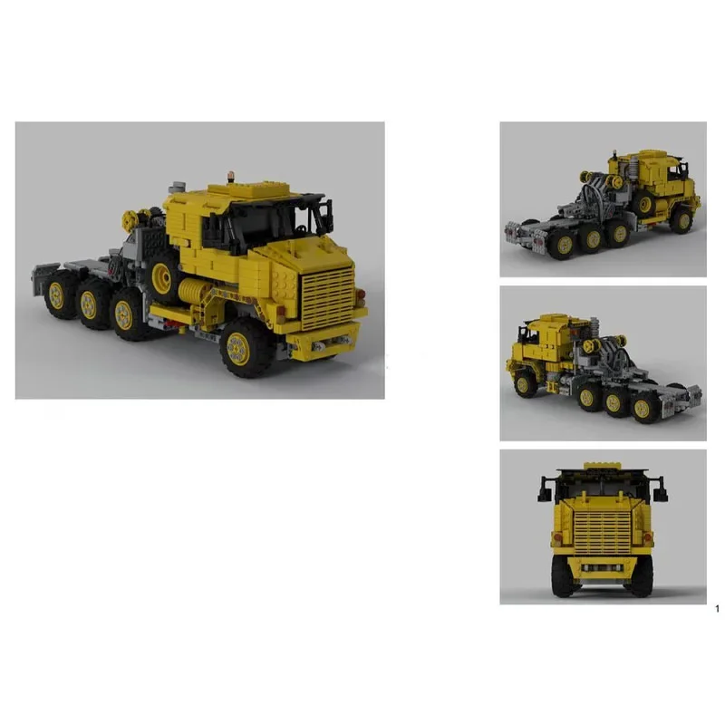 MOC-34802 รถบรรทุกสีเหลือง M10 - Heavy Equipment Yellow บทวิจารณ์และราคา