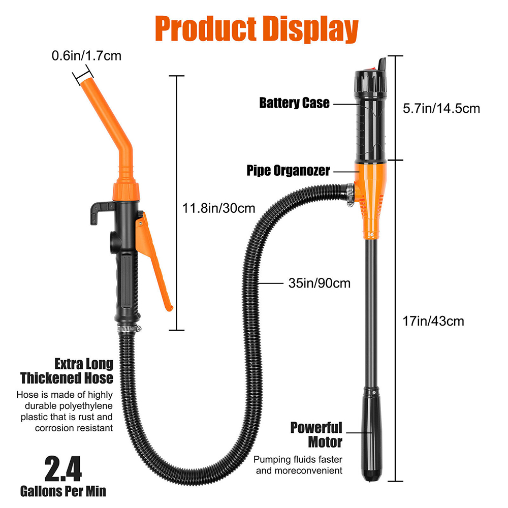 ปั๊มถ่ายของเหลวไฟฟ้าแบบพกพา สี - Diesel Water Pump บทวิจารณ์และราคา